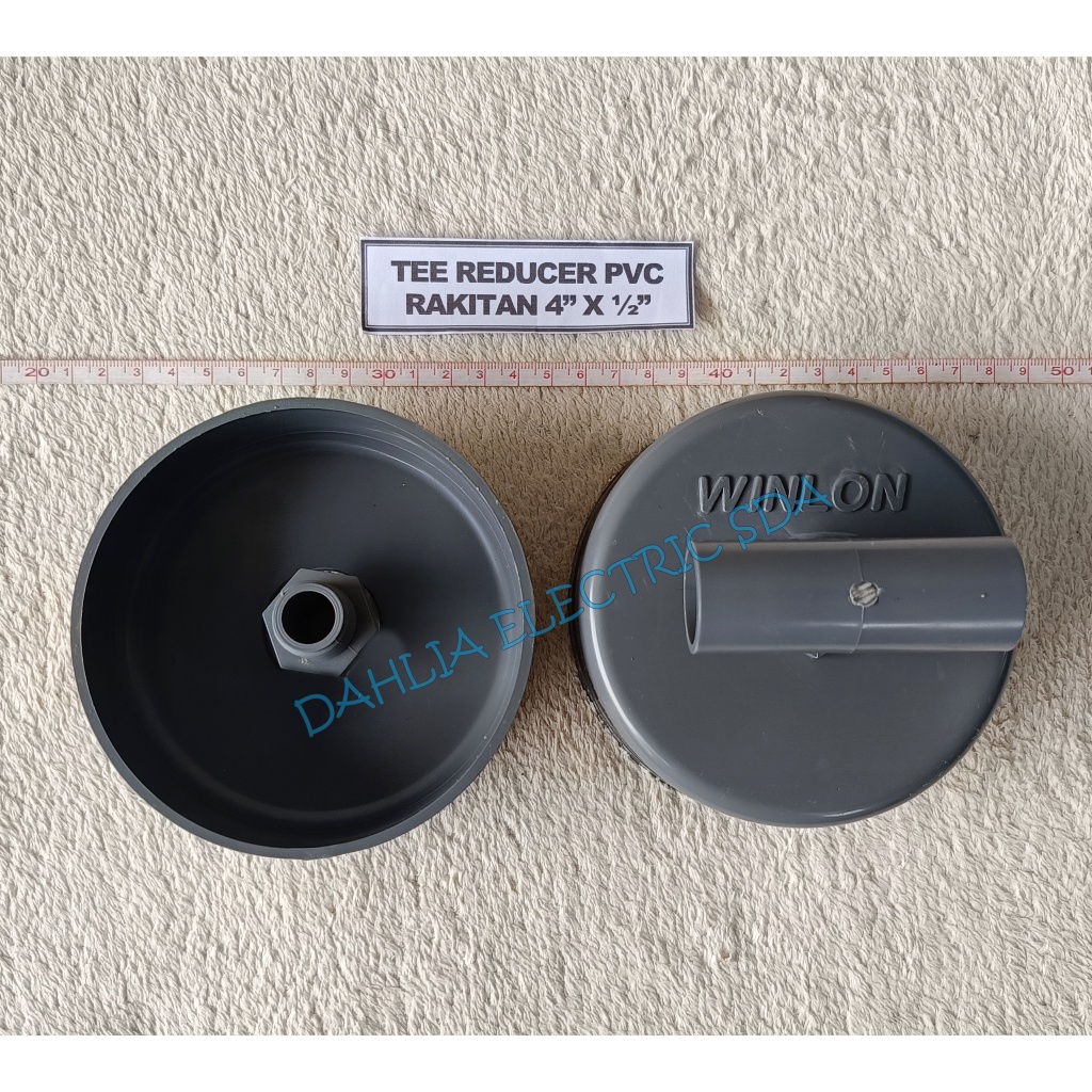 TEE REDUCER 4 X 1/2 PVC RAKITAN