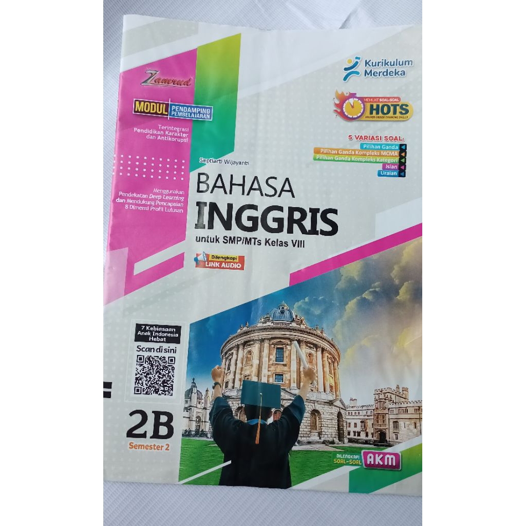 LKS SMP/MTs BAHASA INGGRIS KELAS 8 SEMESTER 2 KURIKULUM MERDEKA
