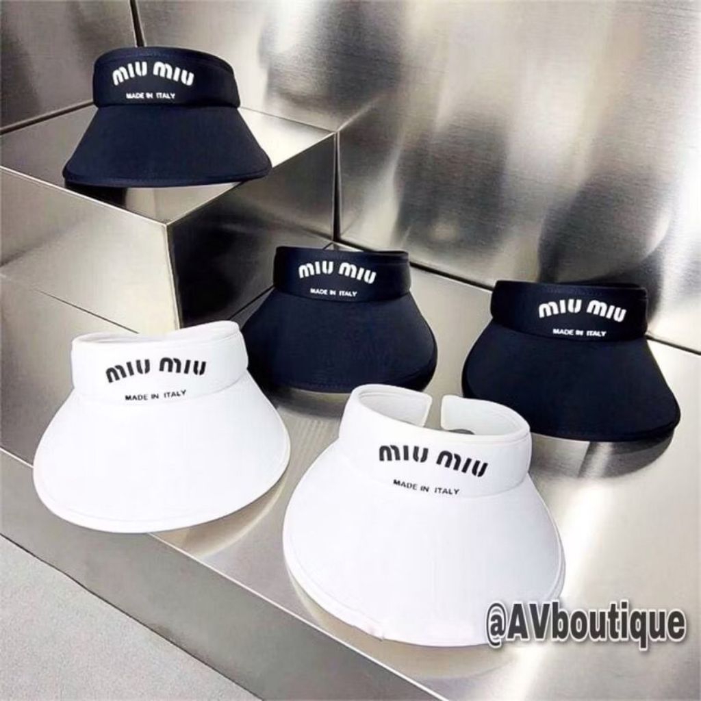 Topi Visor MIU Golf Padel Senam Zumba Bando Import Wanita Premium