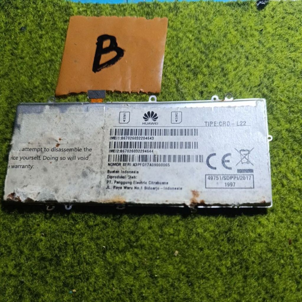 baterai huawei Y3 2016 CRO L22 normal