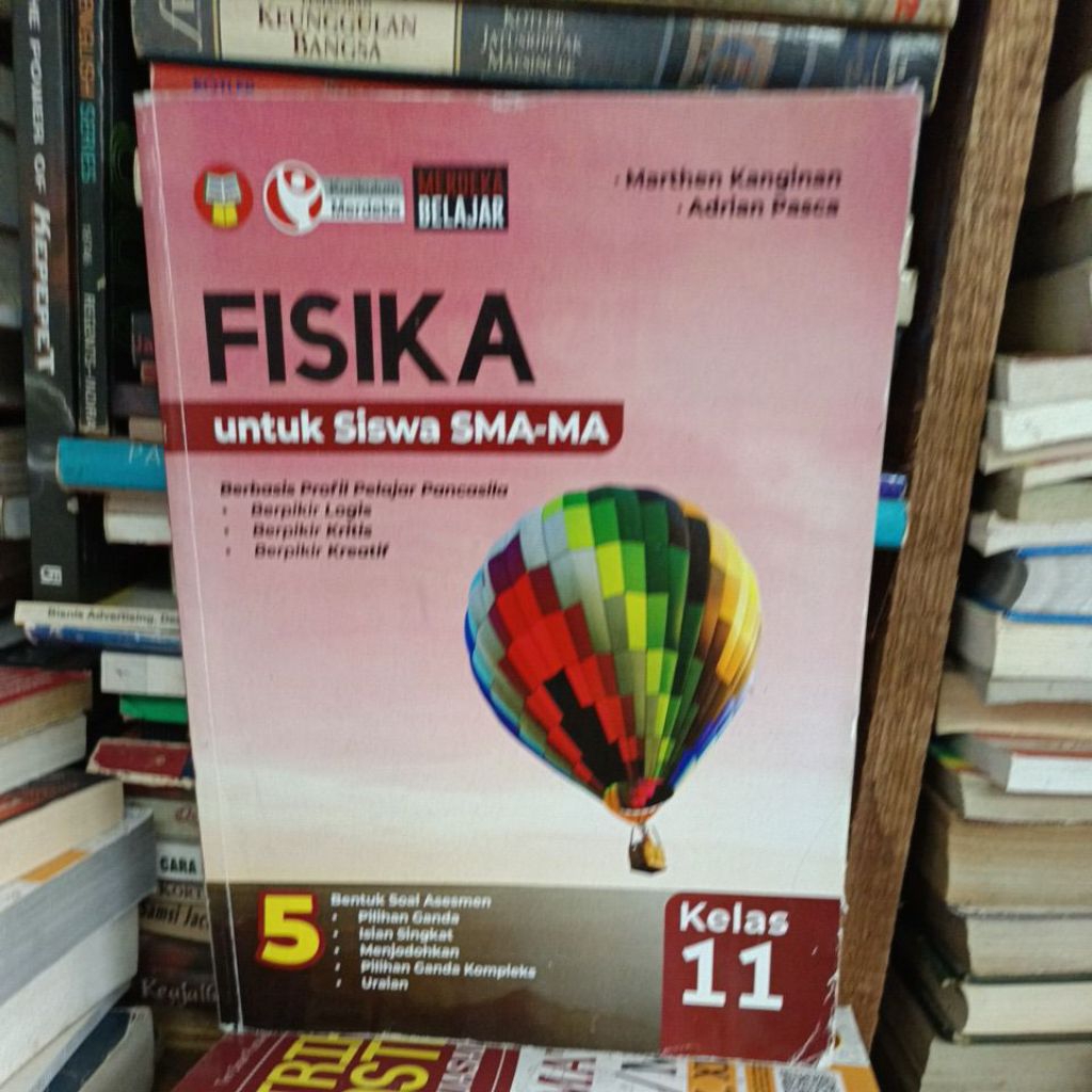 FISIKA untuk SISWA SMA kelas 11 kurikulum merdeka original bekas Yrama Widya