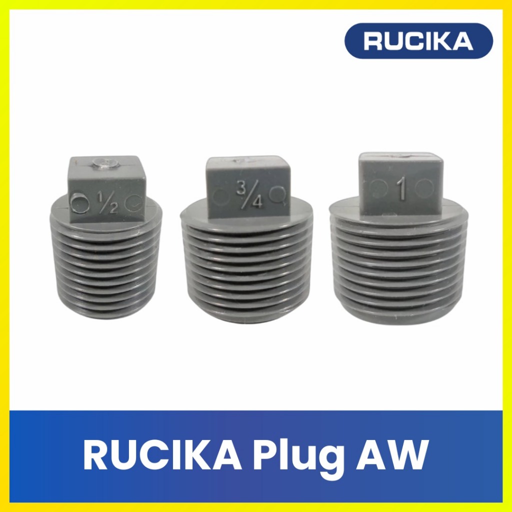 Rucika Plug AW Fitting Pipa  / Sambungan Pipa Plug AW Rucika