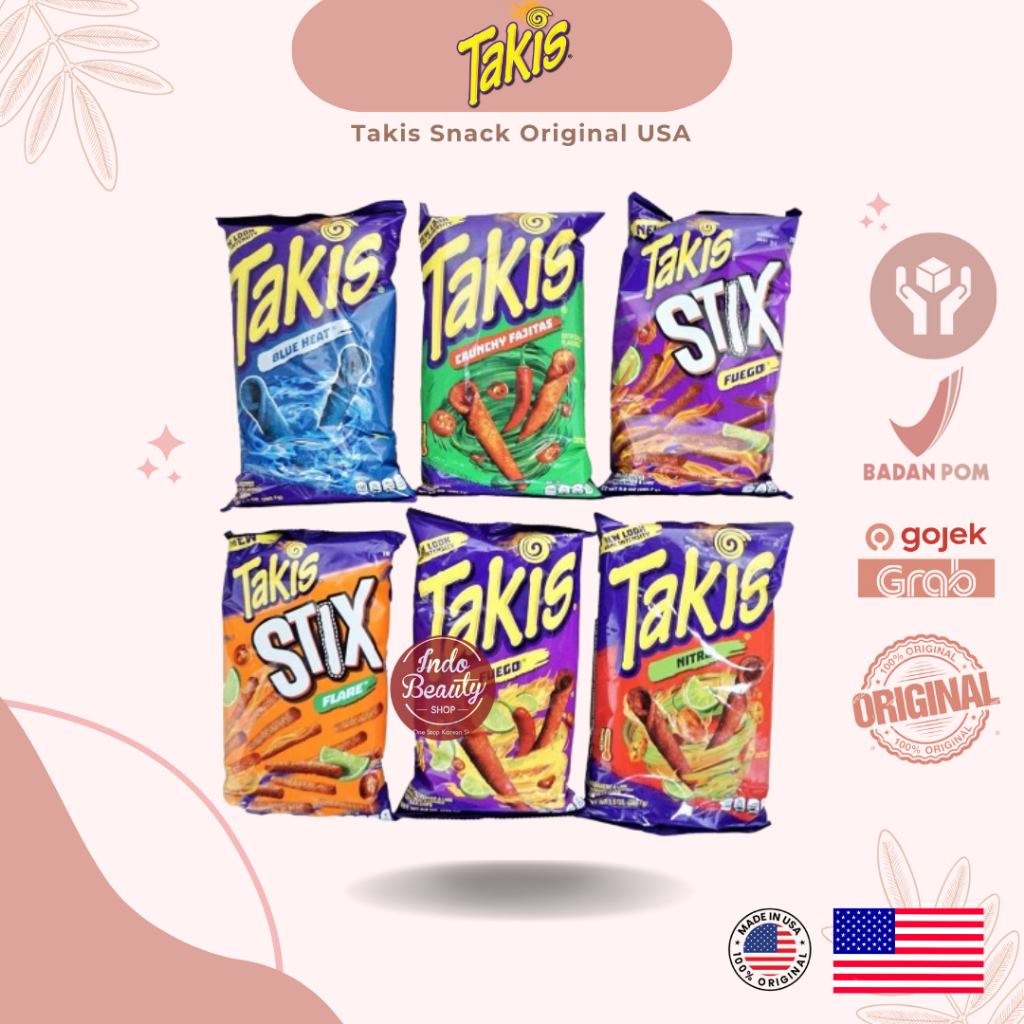 Takis Rolled Cheese Fuego Blue Heat - Original USA MINI & BIG SIZE
