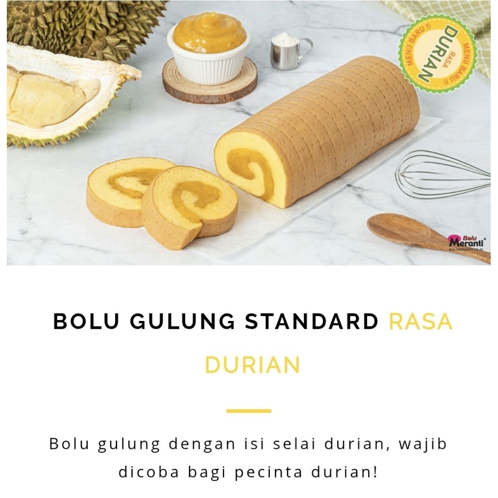 Bolu Meranti [Bolu Gulung Standart Rasa Durian]