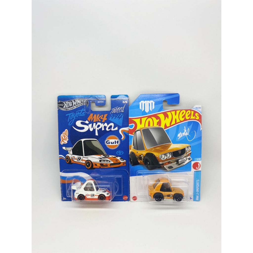 HW Tooned Gulf Toyota Supra MK4 Mazda RX-3