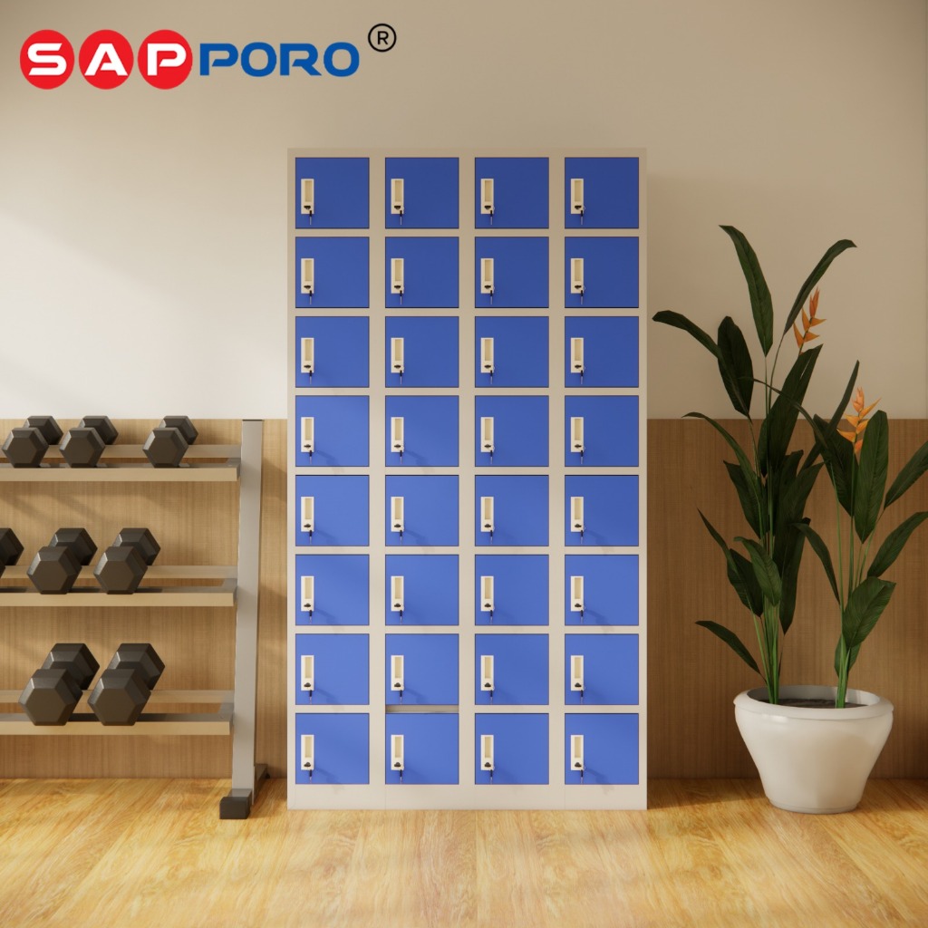 SAPPORO STUTTGART - Loker Besi 32 Pintu | Steel Locker 32 Doors