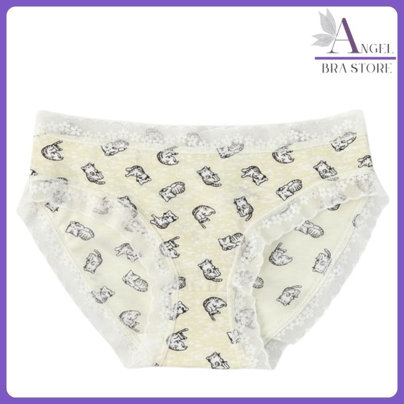 Angle_brastore - Celana Dalam Anak Wanita Renda Motif Kartun Lucu Seamless CD Fashion Korea