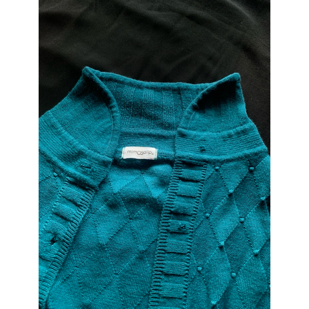 Cardigan Hijau