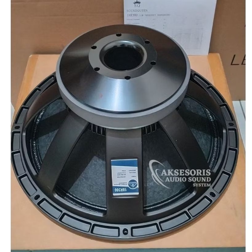 Speaker Soundqueen 18R300 18inch 1400 Watt Coil 4inch Subwoofer Kualitas bagus