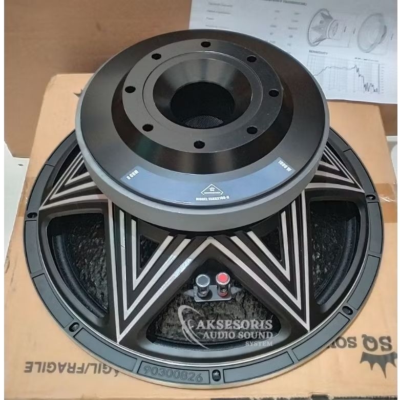 Speaker Soundqueen 15HRX100-H 1000 Watt Coil 4inch Subwoofer Kualitas bagus