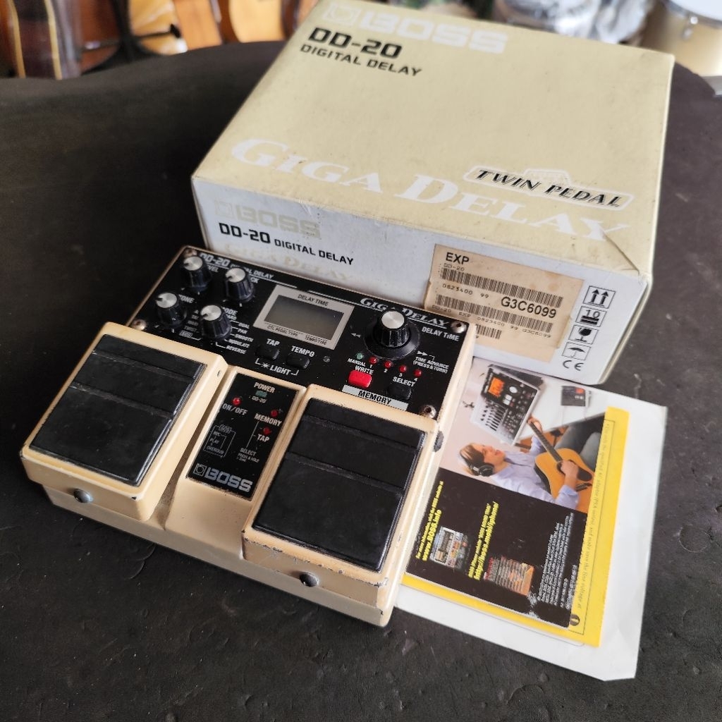 Efek Gitar Boss DD 20 Giga Delay, Bukan Boss DD 3, DD 7, Nux Valeton, Zoom