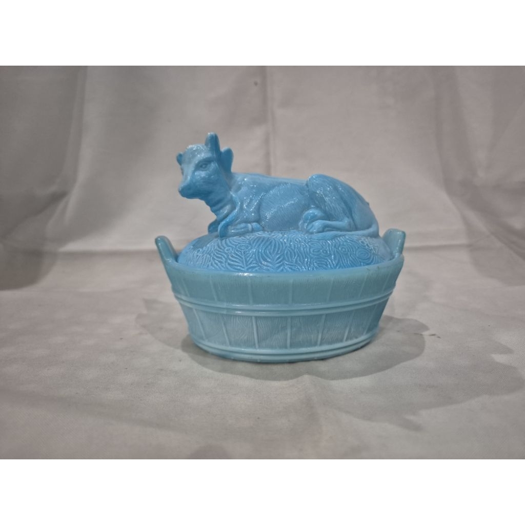 mukun sapi kristal sabun eropa warna biru antik