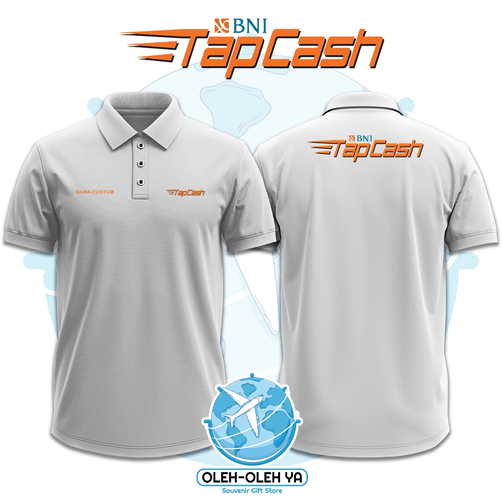 Oleh Oleh Ya Kaos Kerah Wangki Polo Shirt Kaos Kerja Wangki - BNI Tapcash Bank Negara Indonesia BUMN