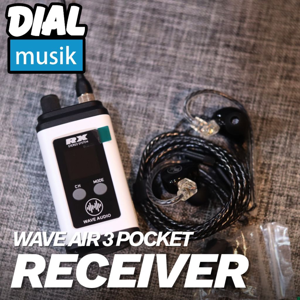 Wave Audio AIR 3 Pocket Receiver - Wireless IEM Receiver - In Ear Monitor ORI