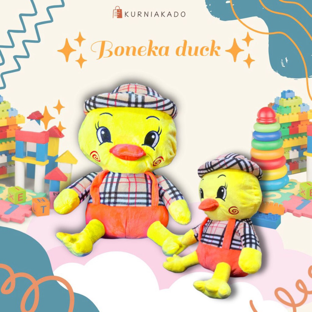 boneka duck ukuran 35cm boneka bebek cute boneka Little duck kurniakado