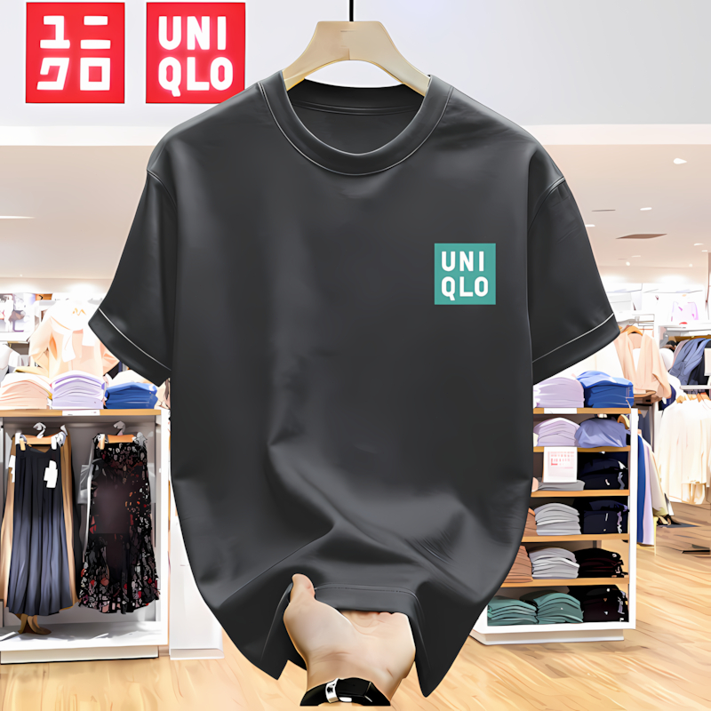 100% Original UNIQLO Kaos Lengan Pendek Pria & Wanita - Desain Grafis Trendy