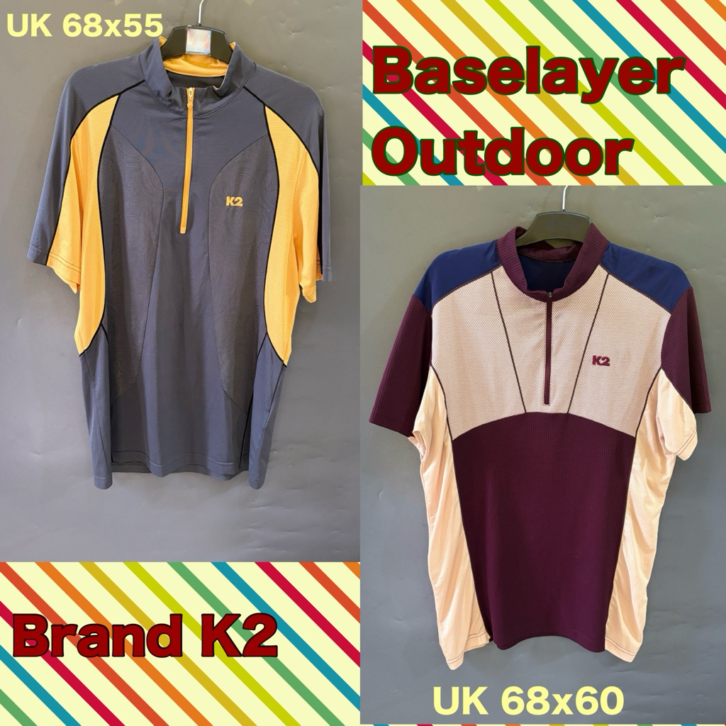 Paket Baselayer Second Outdoor dapat 2 Pcs