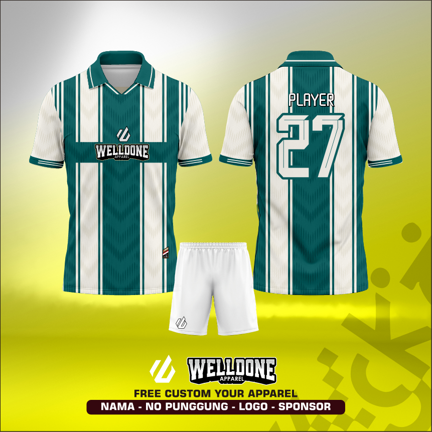 WELLDONE  JERSEY RETRO ARSENAL / JERSEY BOLA / JERSEY SUPPORTER /JERSEY VINTAGE / JERSY CLASSIC OLD 