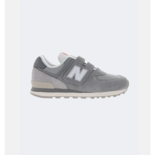 Sepatu Anak New Balance 574 Kids - Slate Grey White Red
