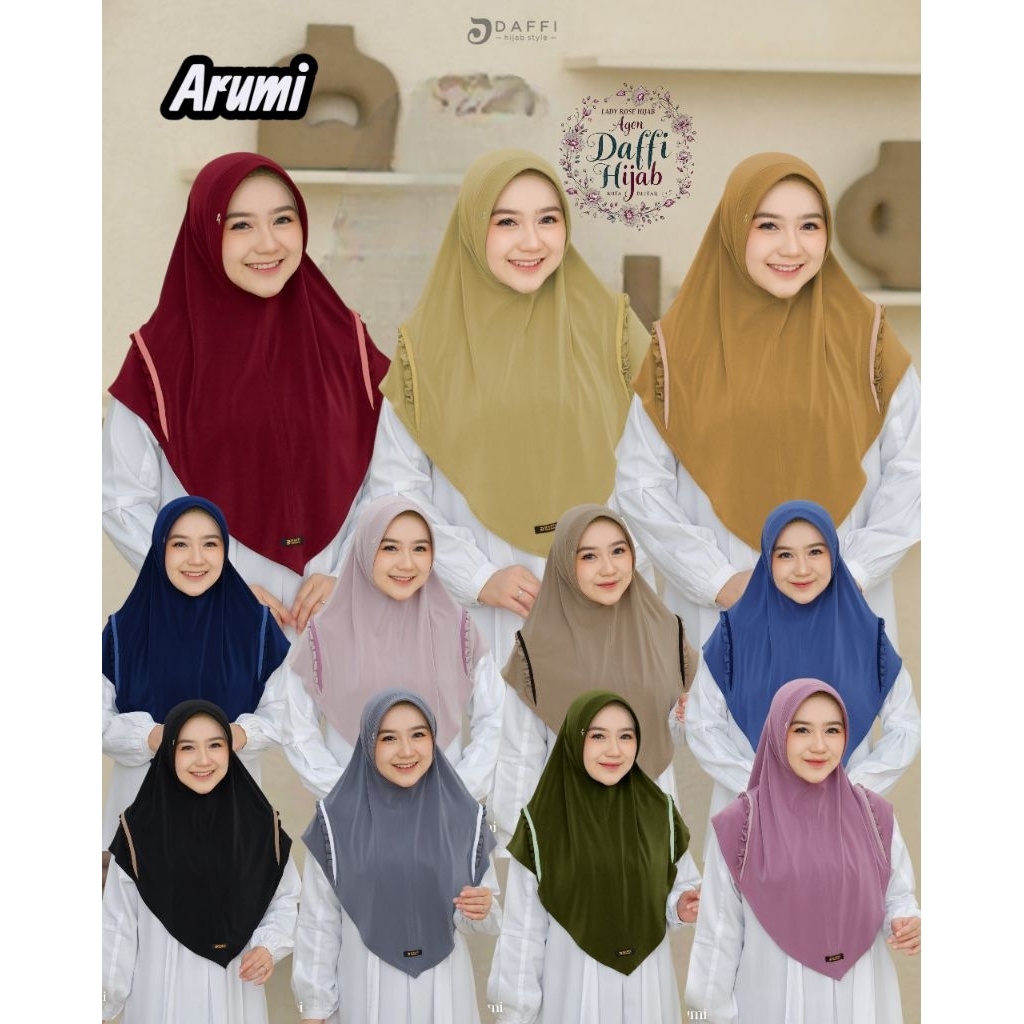 Hijab Instant Arumi ORI Daffi Hijab