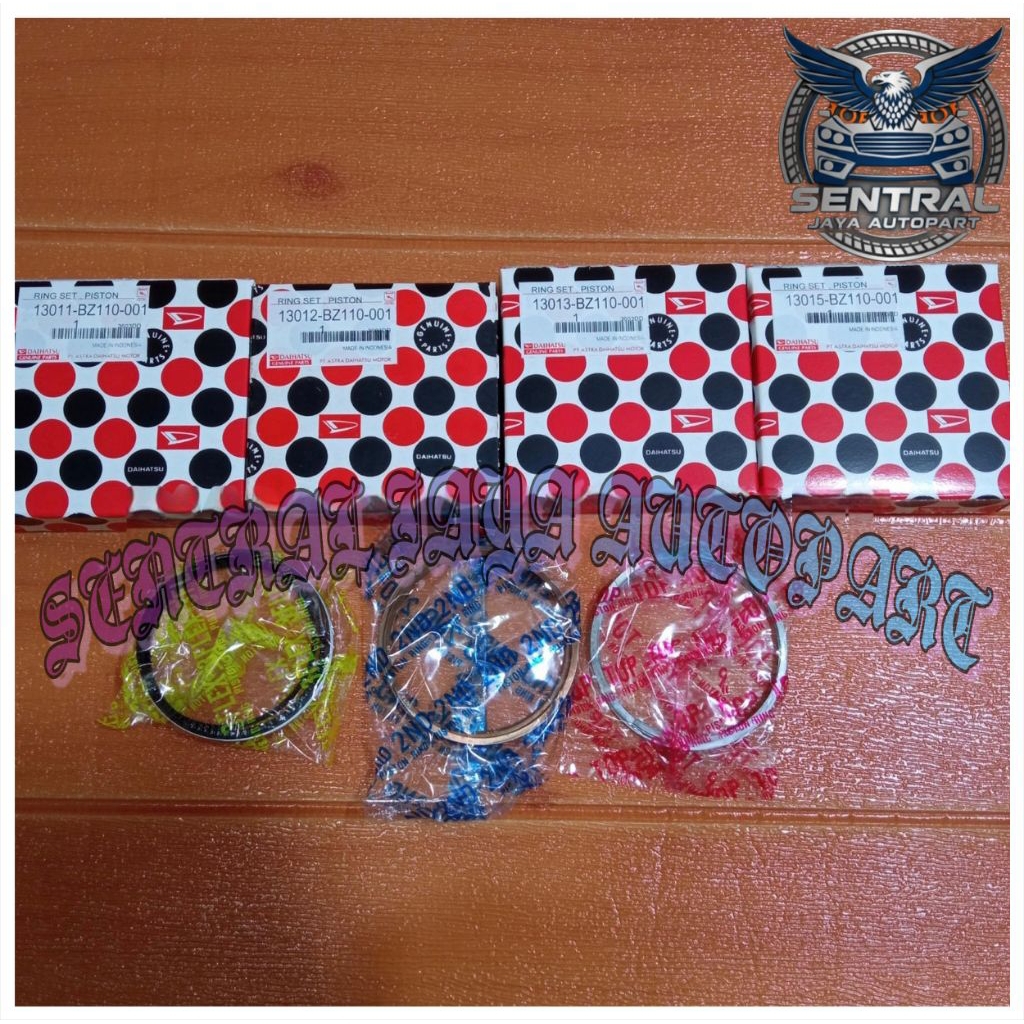 RING PISTON RING SEHER SET GRANDMAX 1.5cc AVANZA 1.5cc