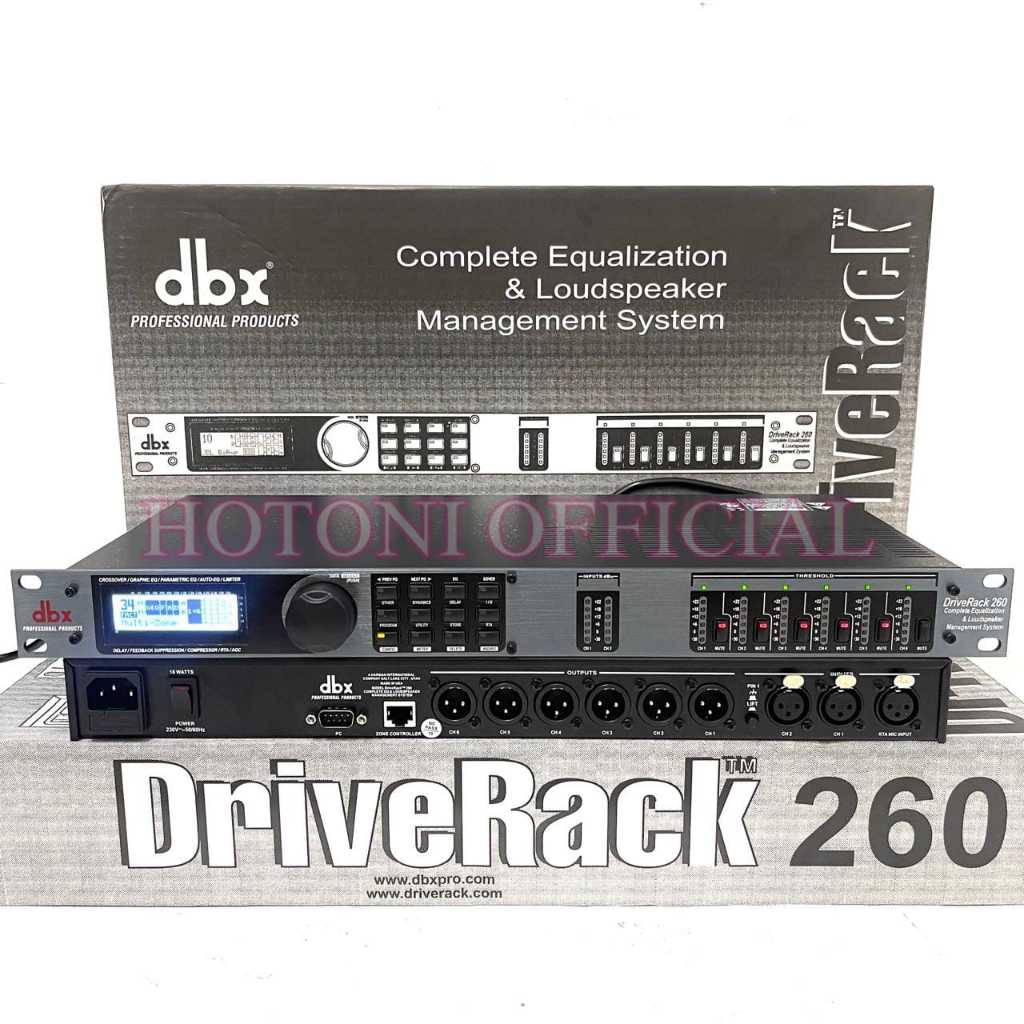 DRIVERRACK DBX260 DBX 260 SPEAKER MANAGEMENT