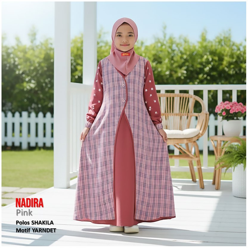 Gamis Anak ABR Nadira - dress Anak Perempuan murah