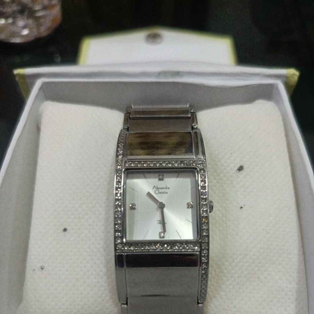 jam tangan original wanita AC alexandre christie 2262LH  preloved bekas second