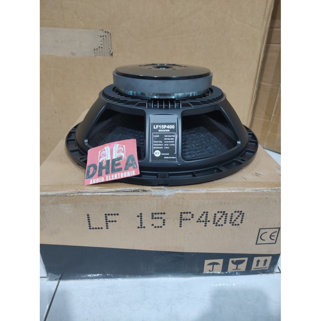 Speaker Komponen RCF 15P400 15 P400 LF15P400 LF 15P400 LF 15 P400 VC 3in Low Mid 15inchi 15in 15 inc