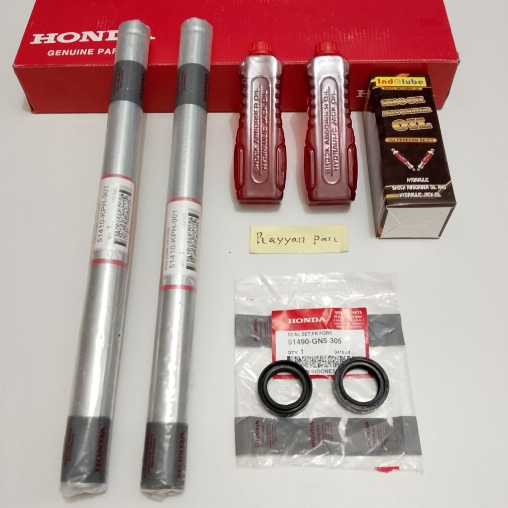 As shock depan kph honda supra fit new supra x 125 kharisma sil+oli+sok