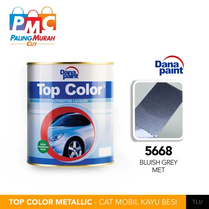 TOP COLOR BLUISH GREY MET 223-5668 / CAT DUCO ABU METALIK TOPCOLOR 5668