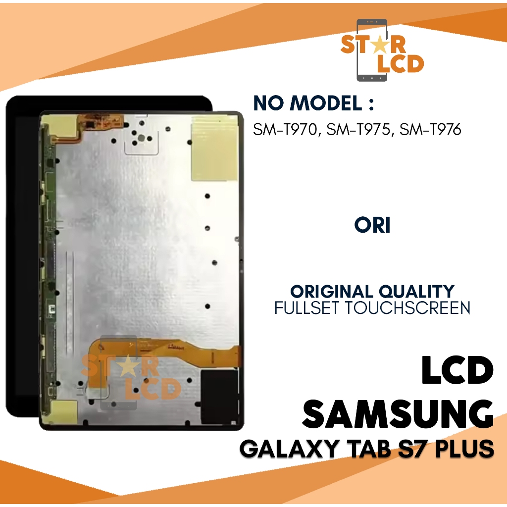 Grosir LCD SAMSUNG GALAXY TAB S7 PLUS  - Fullset Touchscreen
