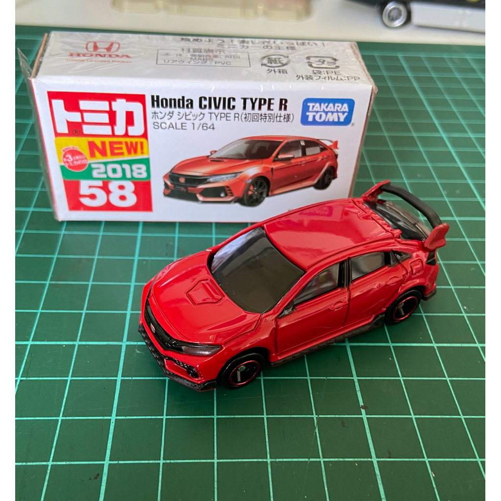Tomica Honda Civic Type R (red) 1st Day Japan
