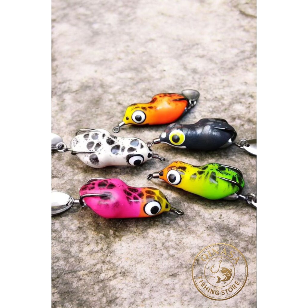 MORES Lure 3,2cm Blade Umpan Pancing Kodok Karet