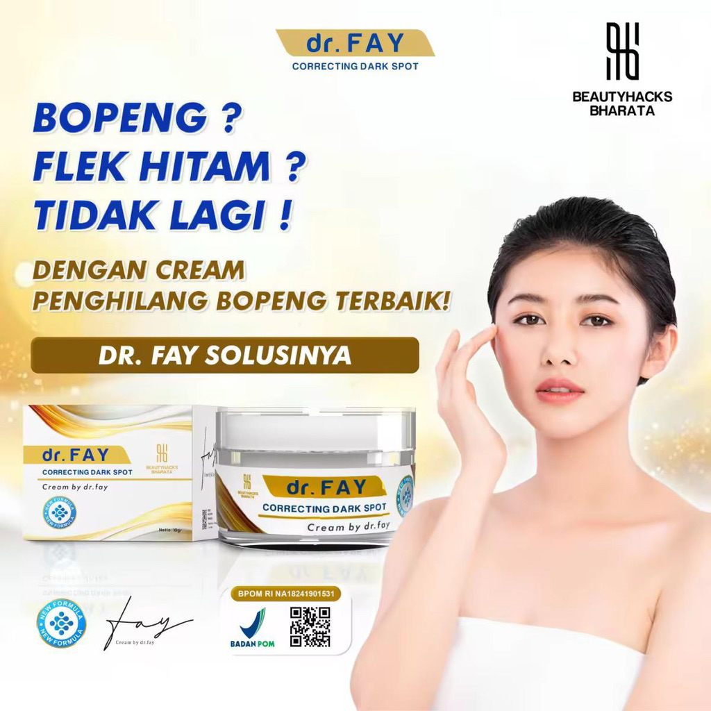 DR FAY CREAM PENGHILANG JERAWAT/ BEKAS JERAWAT/BOPENG DR FAY CRAEM BPOM ORIGINAL