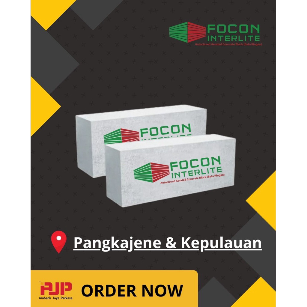 Bata Ringan makassar / Hebel FOCON - PANGKAJENE DAN KEPULAUAN