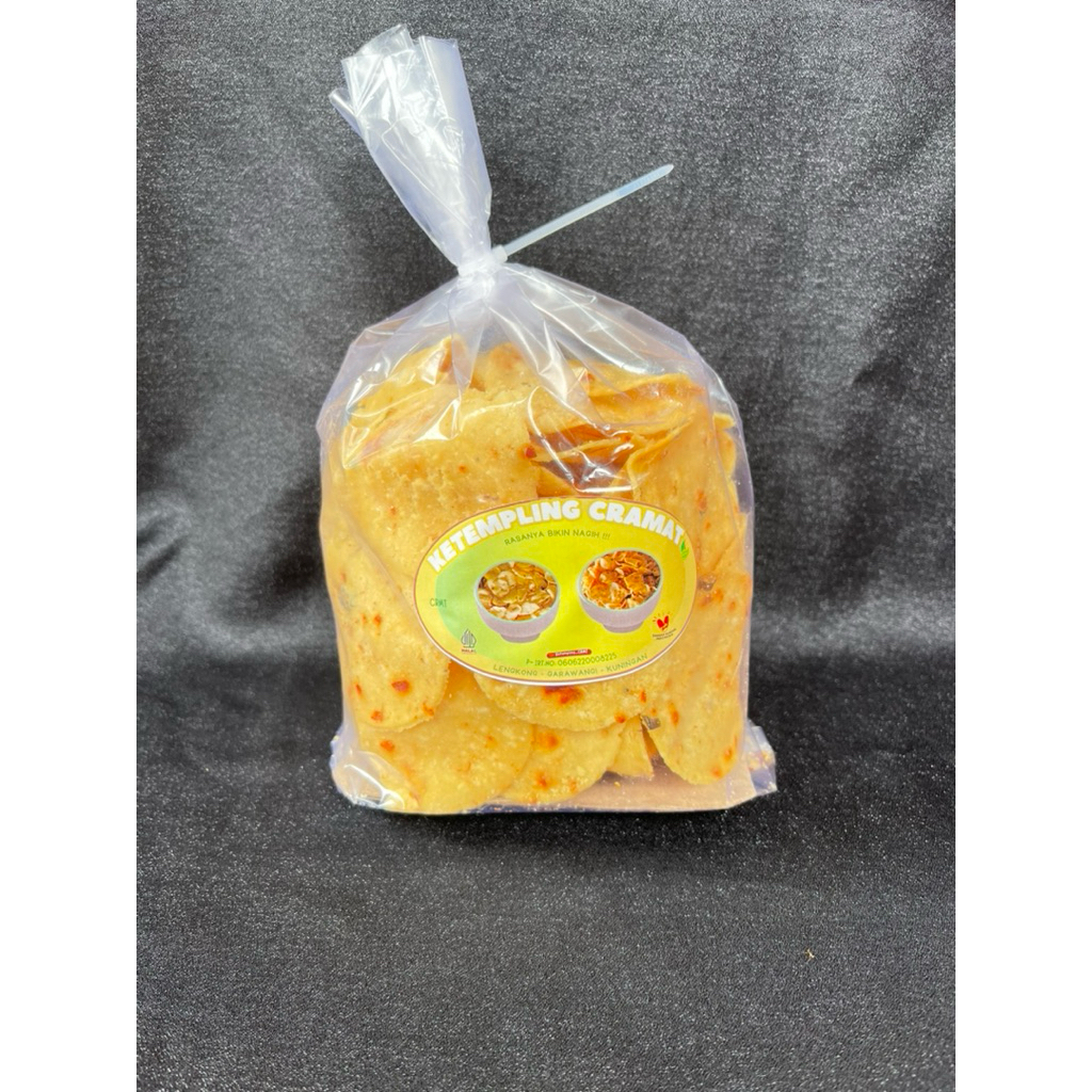 Ketempling renyah gurih pedas / original