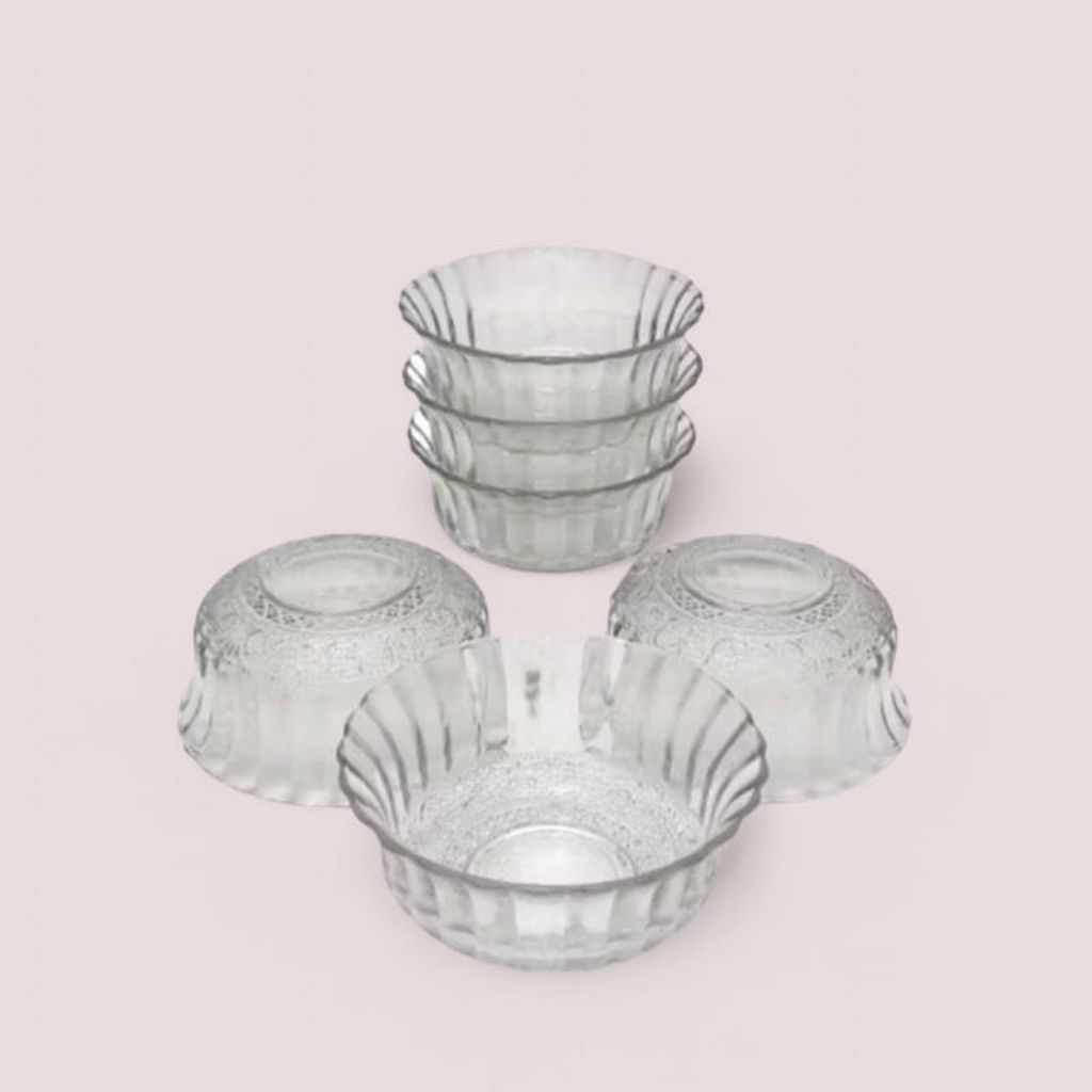 MANGKOK kaca Kecil PM 4 / MANGKOK ZUPPA SOUP . ( 6pcs )