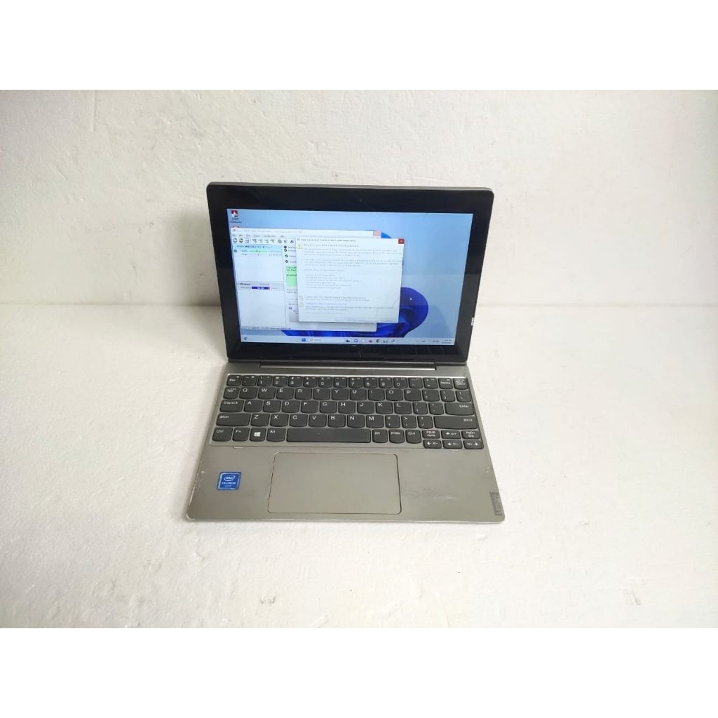 A1275 Notebook Lenovo ideapad D330 Ram 8gb SSD 128gb intel Celeron-N4020 Layar sentuh