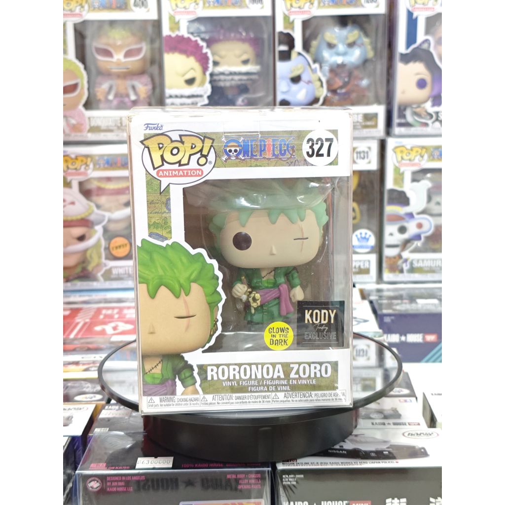 Funko Pop One Piece Roronoa Zoro Glow In The Dark Kody Trader Exclusive