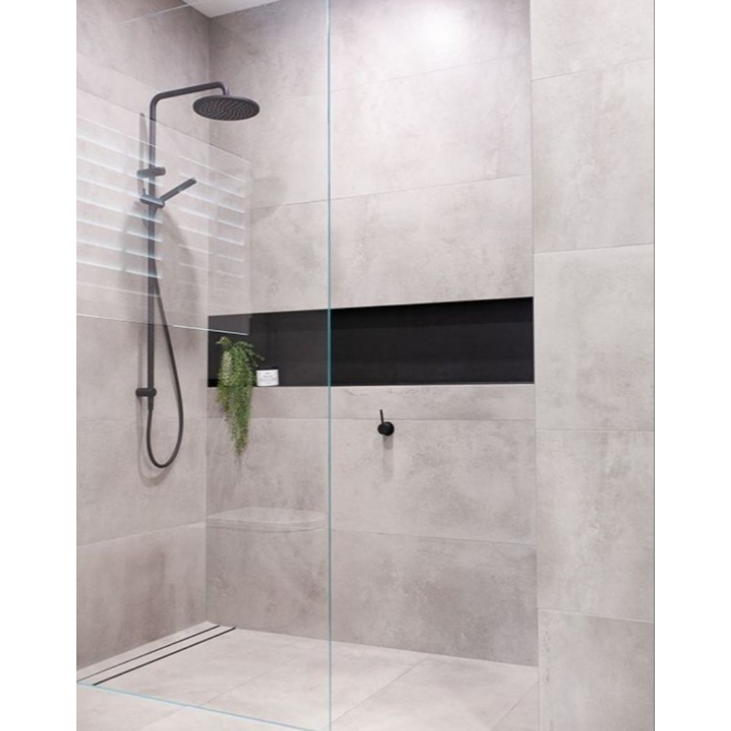 glass 10mm 80x200 90x200 Kaca Mati Kamar Mandi / Sekat Kamar Mandi Aksesoris