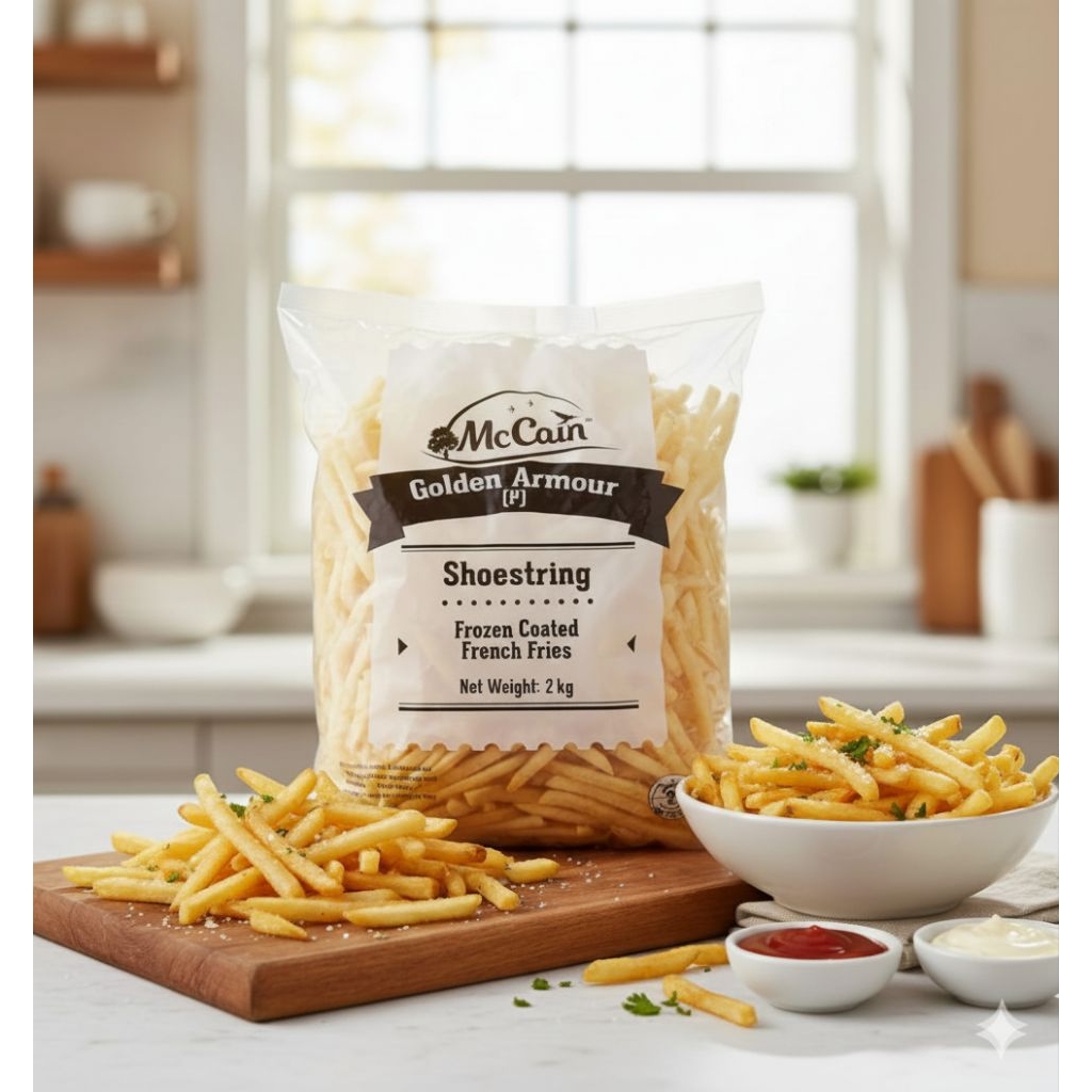 Kentang Goreng Shoestring Mccain 1Kg / Mccain Shoestring 1Kg / Kentang Beku Shoestring Mccain 1Kg / 