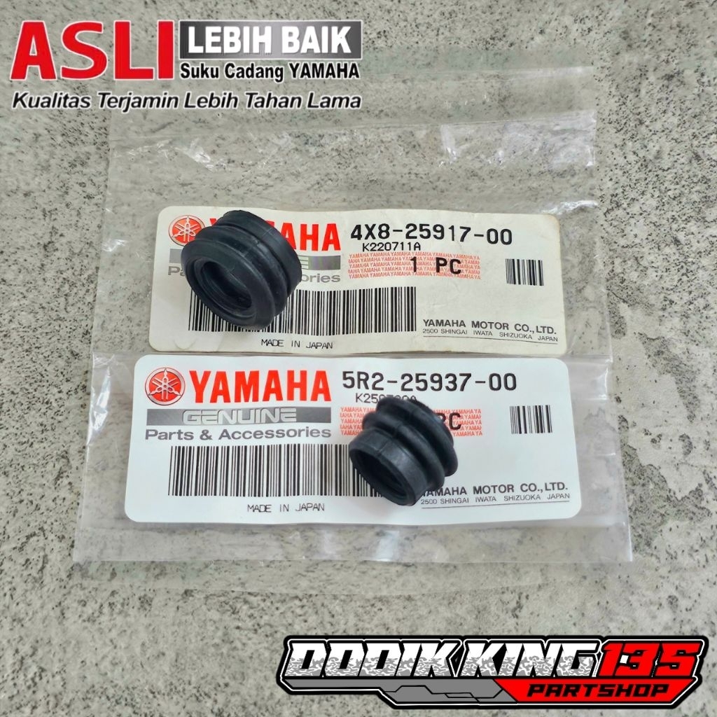 KARET BOOTH USUS KALIPER 1 PISTON RX KING COBRA MASTER RXK RXS RXZ ORIGINAL YAMAHA JAPAN | 4X8-25917
