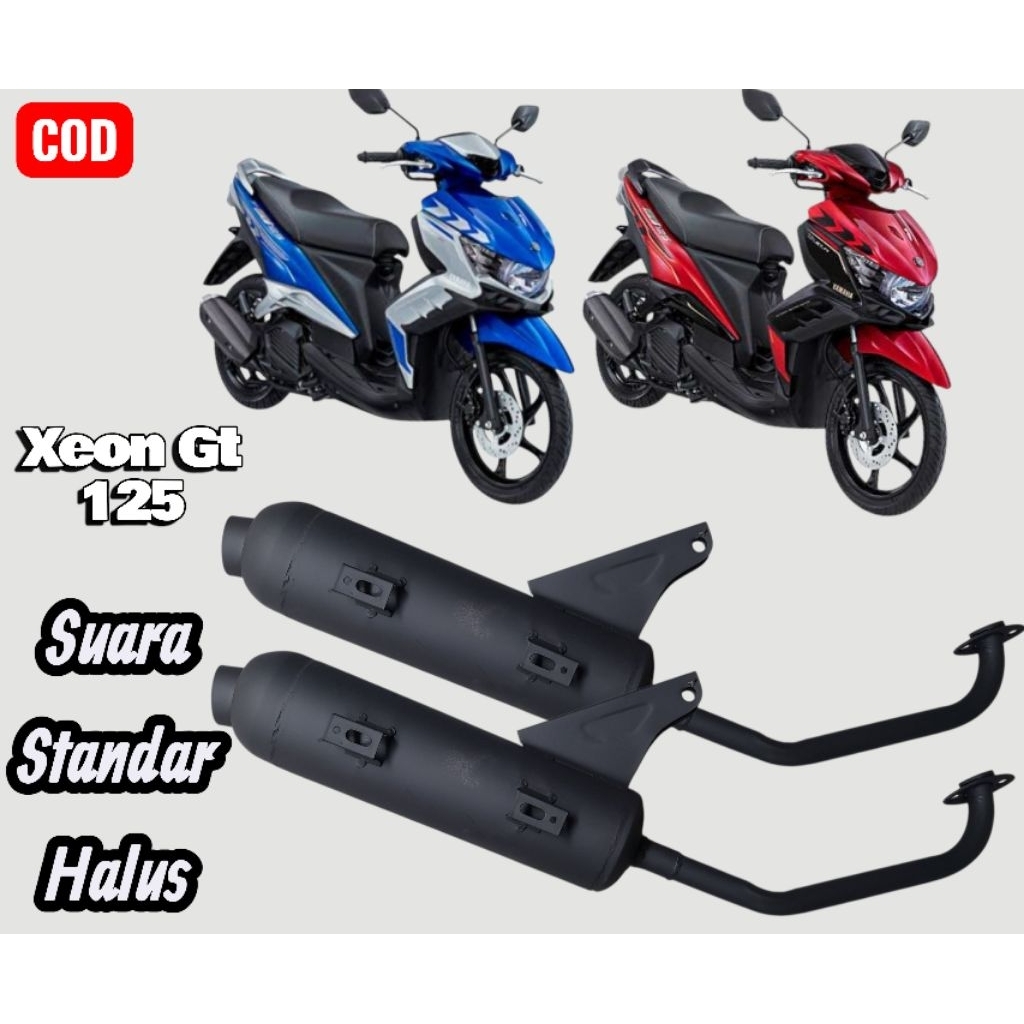 Knalpot Standar Variasi Xeon Gt 125 / Xeon Rc 125 / Xeon Rc Karbu / Mio Gt / Mio m3 | Suara Halus