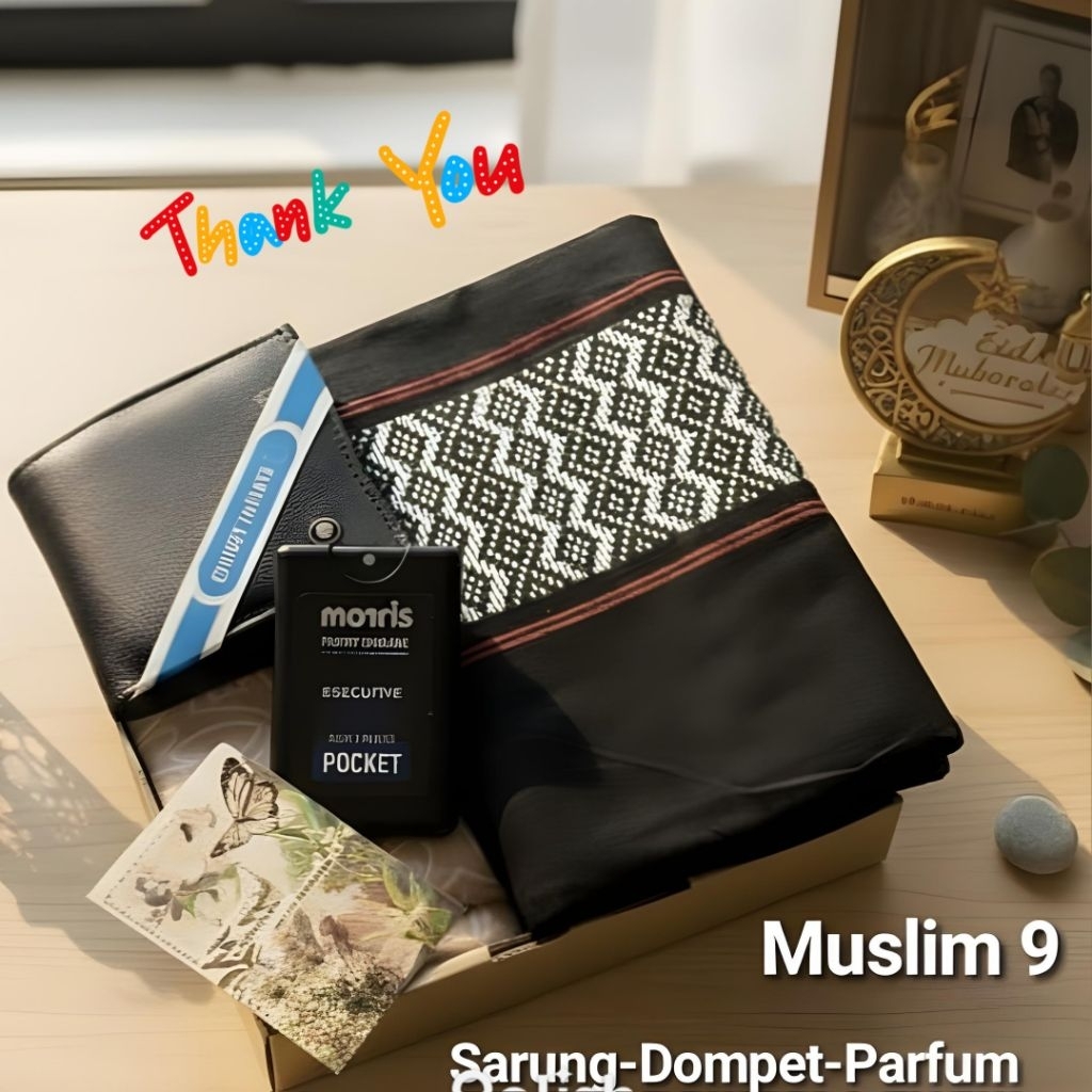 Hampers Sajadah Sarung Cowok Muslim Peralatan Sholat jumatan