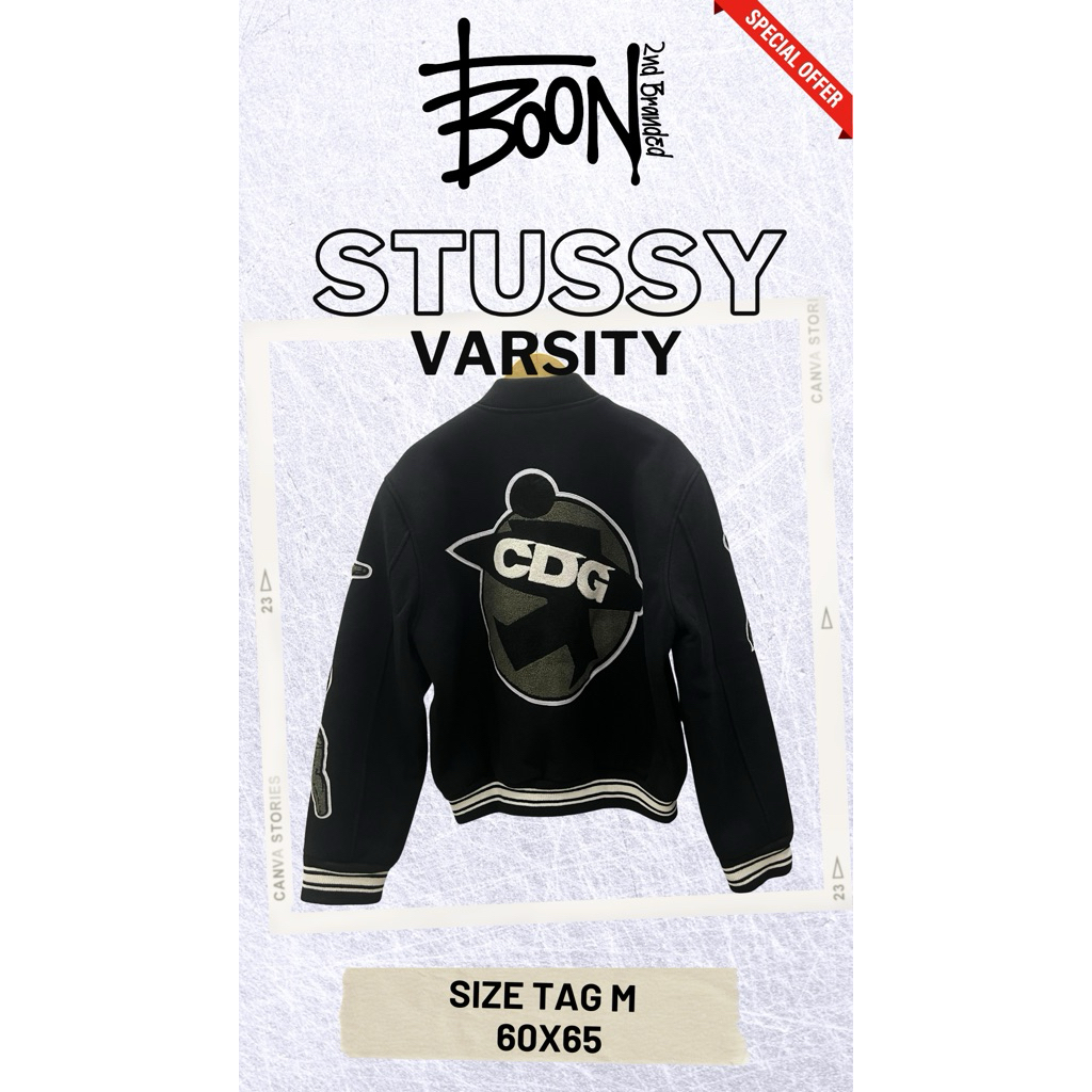 Varsity Stussy CDG 40th Anniversary