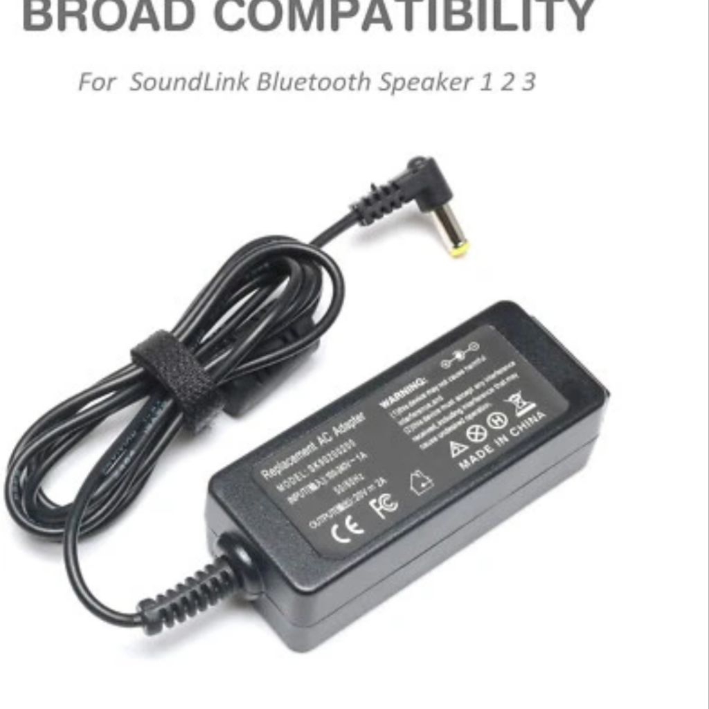 Adapter Charger Bose Soundlink 1 2 3 Mobile Speaker 404600 306386-101 PSU 20V 2A 40W