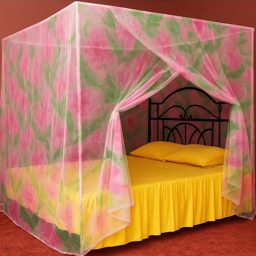 Kelambu Kotak Jumbo Anti Nyamuk Gantung – Ukuran 300x200 200x200 180x200 Motif Bunga