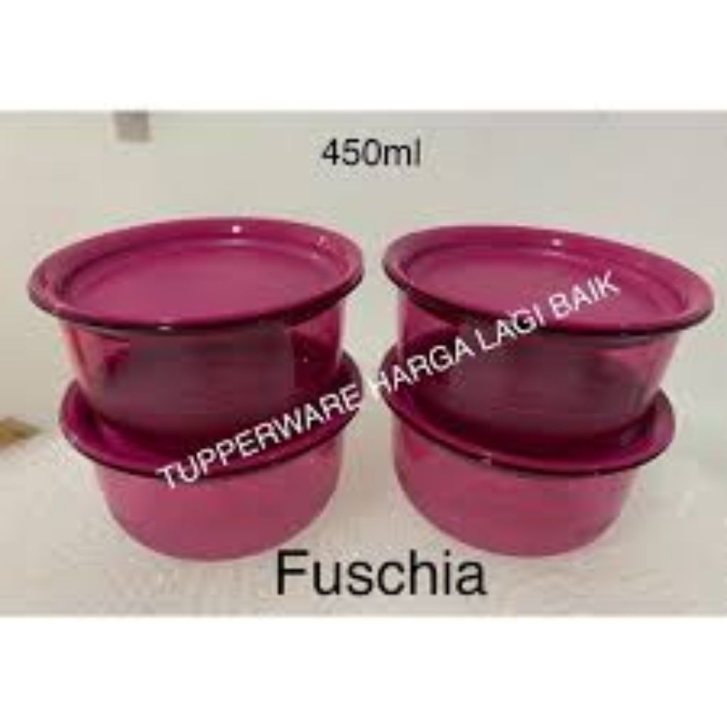Free Random | TABLE COLLECTION FUSCHIA 450ml tupperware crystal kristal