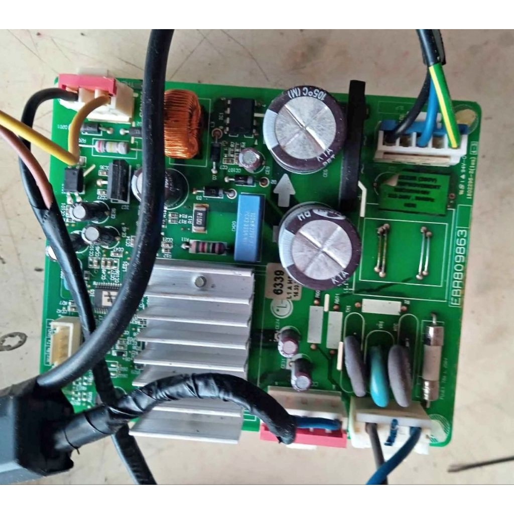 Modul freezer LG inverter 6 rak original copotan